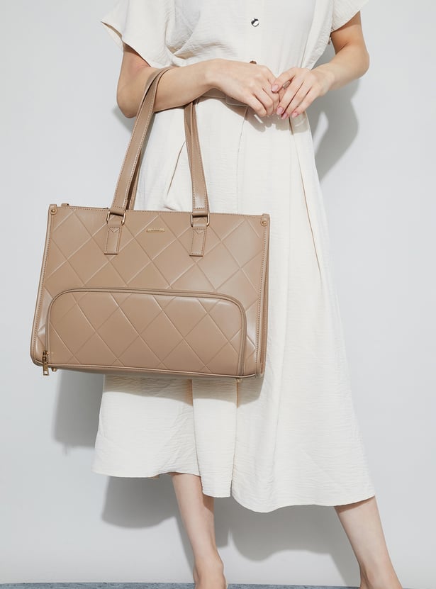 CODE Quilted Laptop Bag with Insulated Pocket
