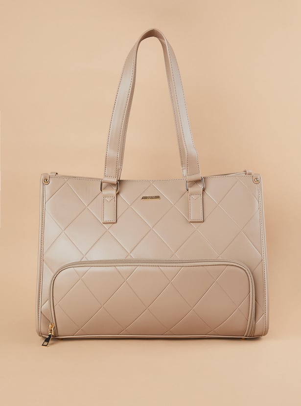 CODE Quilted Laptop Bag with Insulated Pocket