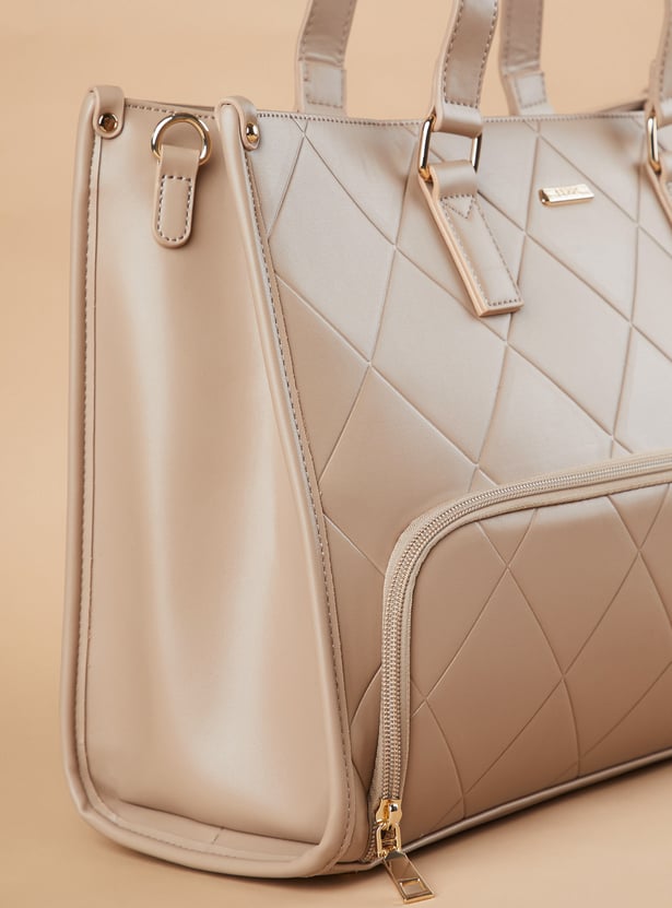 CODE Quilted Laptop Bag with Insulated Pocket