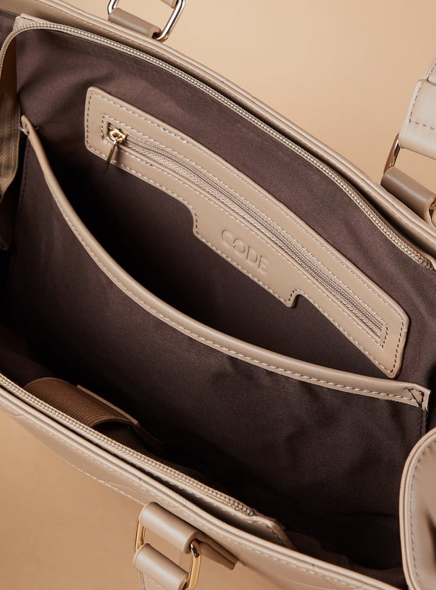 CODE Quilted Laptop Bag with Insulated Pocket