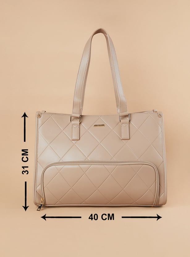 CODE Quilted Laptop Bag with Insulated Pocket