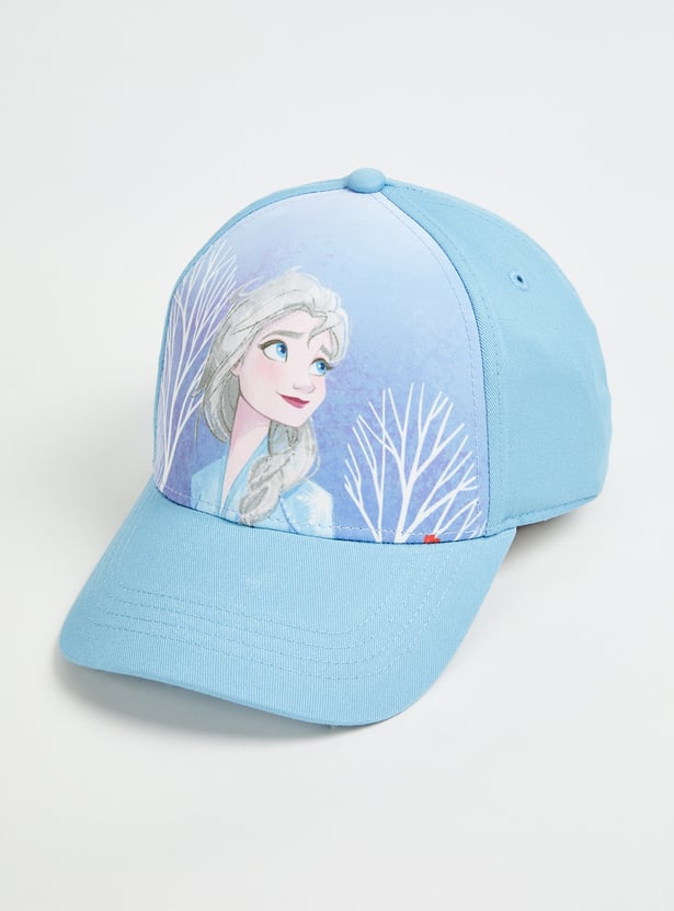 KIDSVILLE Girls Elsa Print Baseball Cap