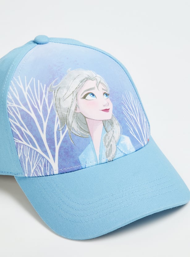 KIDSVILLE Girls Elsa Print Baseball Cap