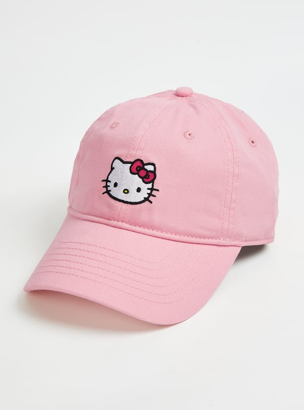 KIDSVILLE Girls Hello Kitty Applique Cap