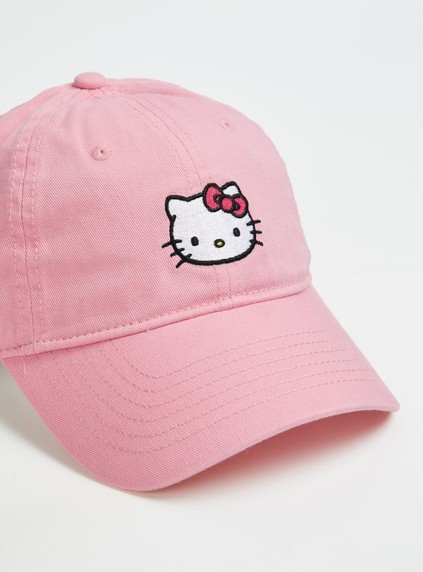 KIDSVILLE Girls Hello Kitty Applique Cap