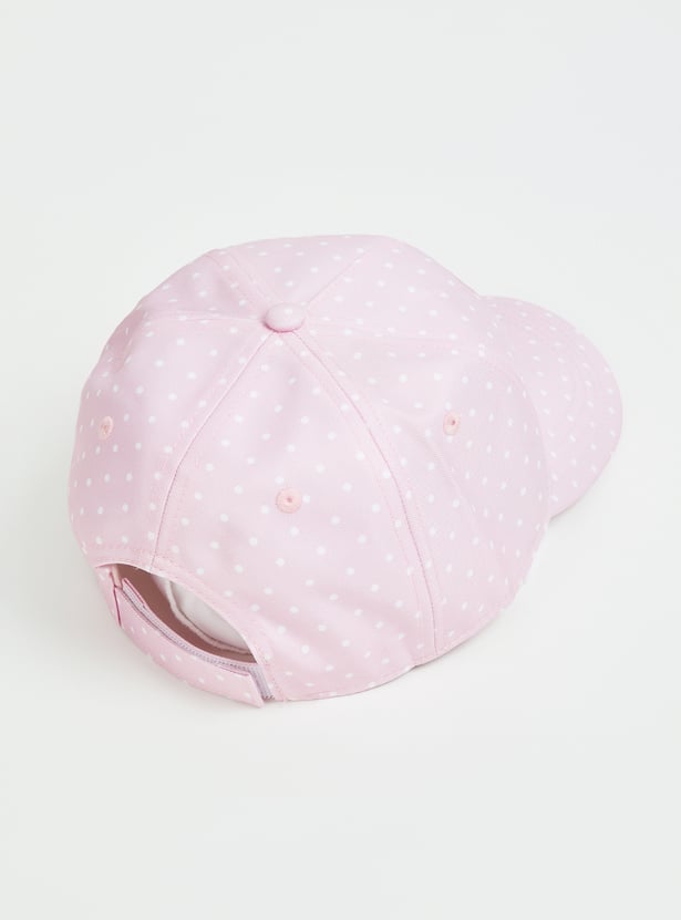 KIDSVILLE Girls Polka Dot Baseball Cap