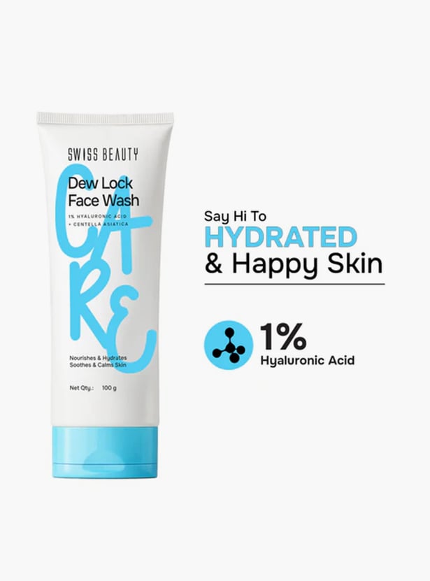 SWISS BEAUTY Dew Lock Face Wash - 100 g