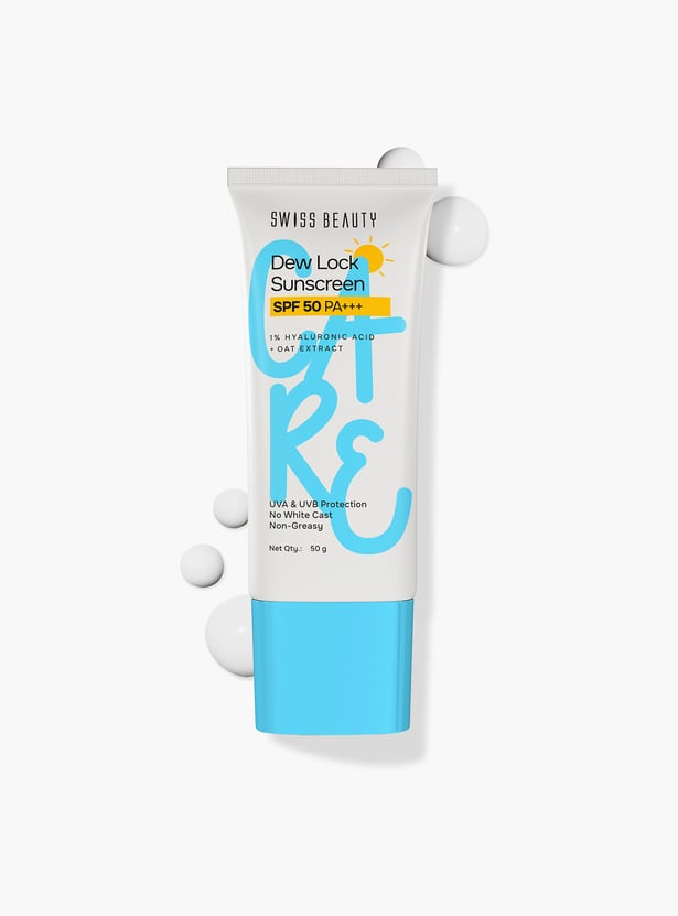 SWISS BEAUTY Dew Lock Sunscreen SPF 50 PA+++ - 50g