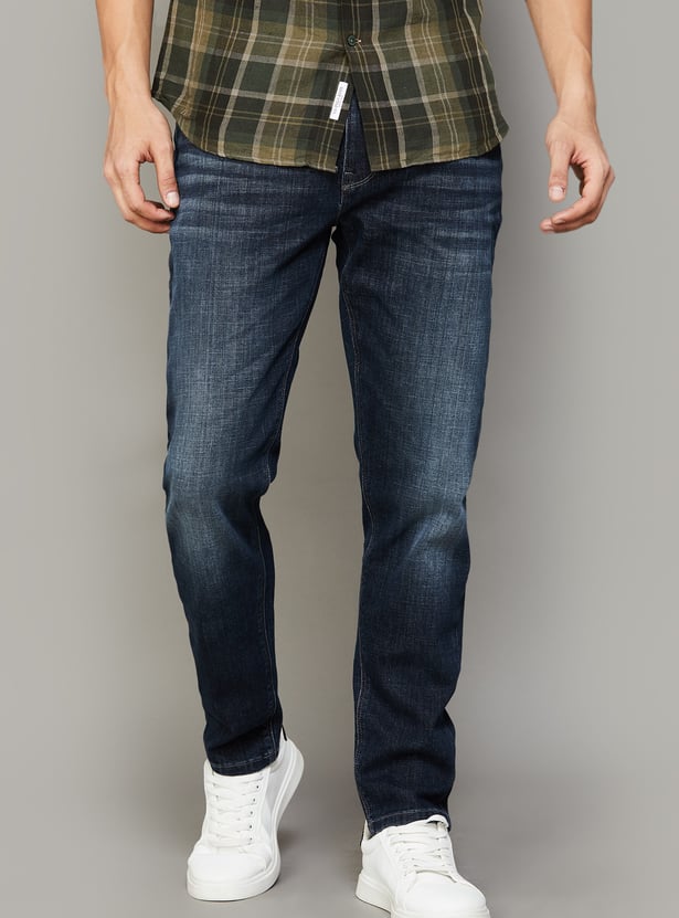FLYING MACHINE Washed Slim Tapered Jeans