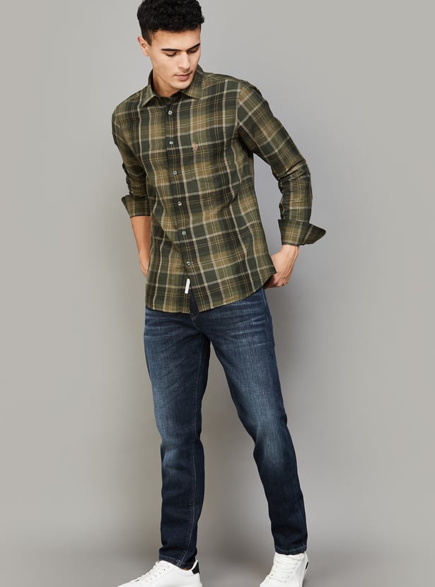 FLYING MACHINE Washed Slim Tapered Jeans