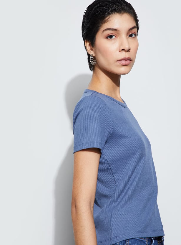 FAME FOREVER Ribbed T-shirt