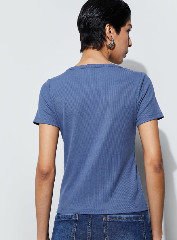 FAME FOREVER Ribbed T-shirt