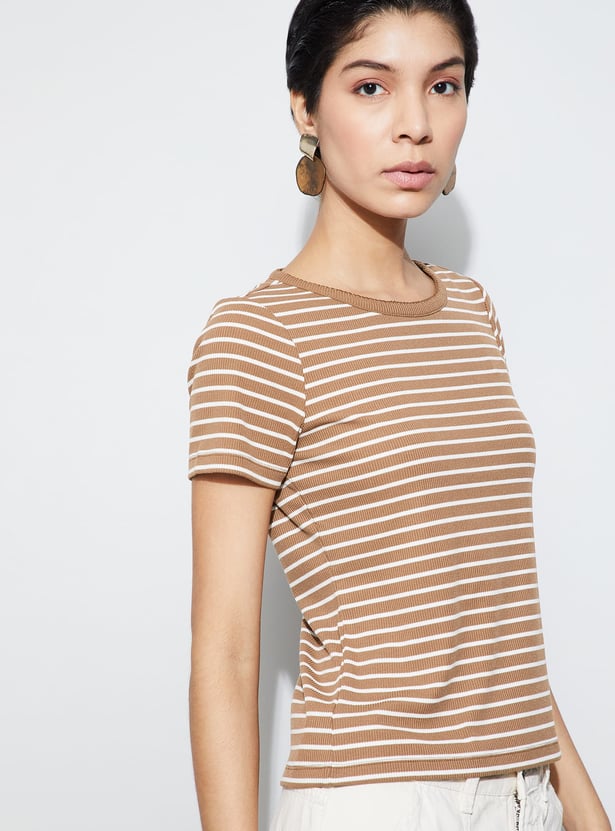 FAME FOREVER Striped T-shirt