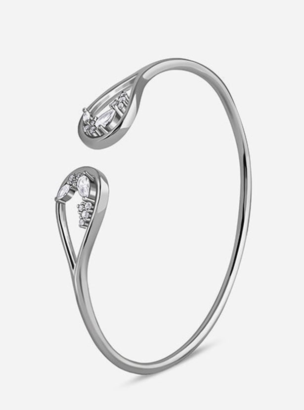 GIVA Stayin Alive Teardrop Design Sterling Silver Bracelet