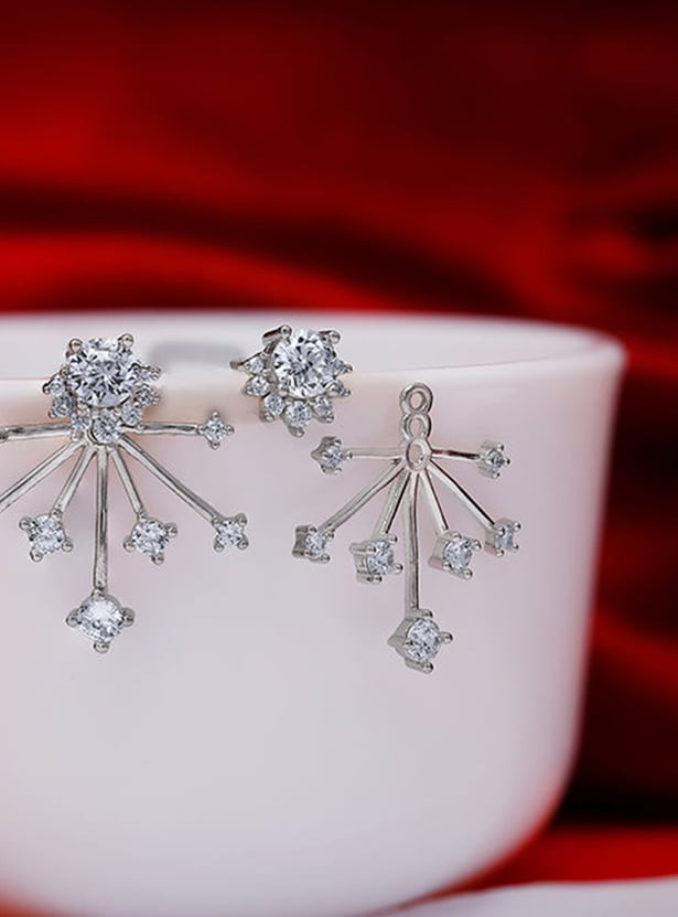 GIVA Floral Danglers Earrings - Pack of 2