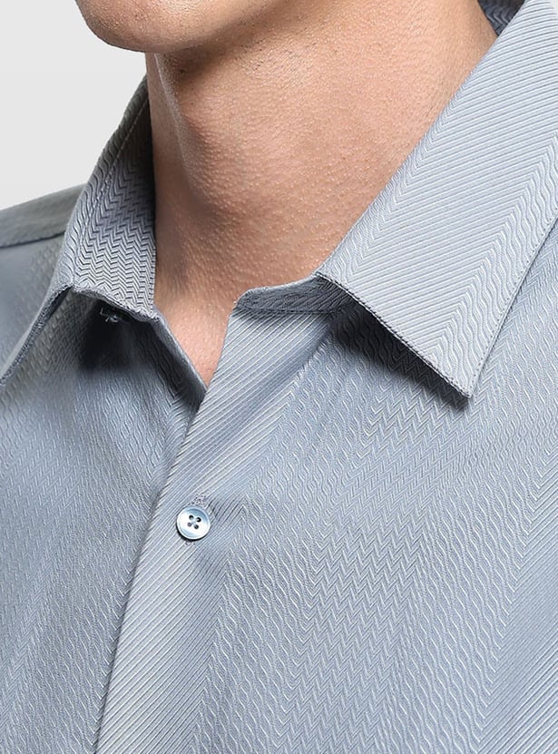 ARROW Textured Slim Fit Formal Shirt