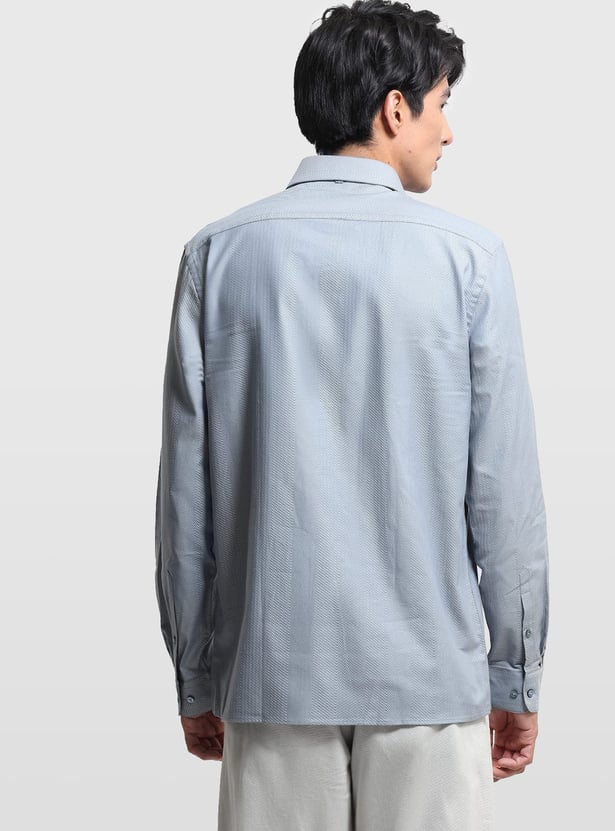 ARROW Textured Slim Fit Formal Shirt