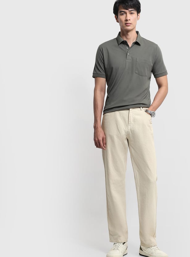 ARROW Solid Polo T-shirt