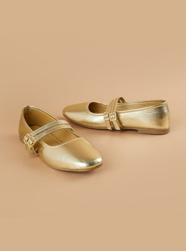 GINGER Solid Mary Janes
