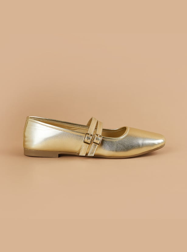 GINGER Solid Mary Janes
