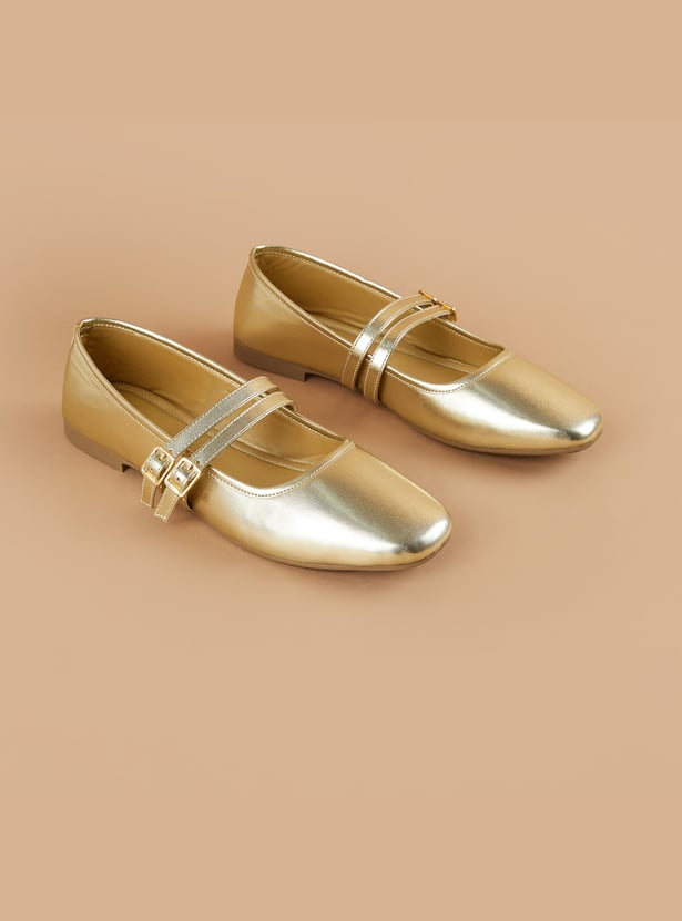 GINGER Solid Mary Janes