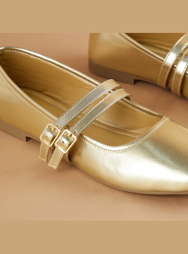 GINGER Solid Mary Janes