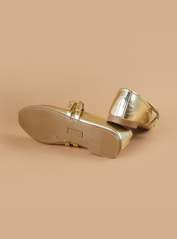 GINGER Solid Mary Janes