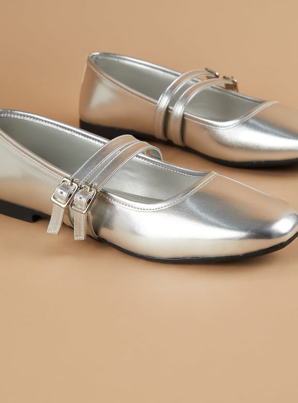 GINGER Solid Mary Janes