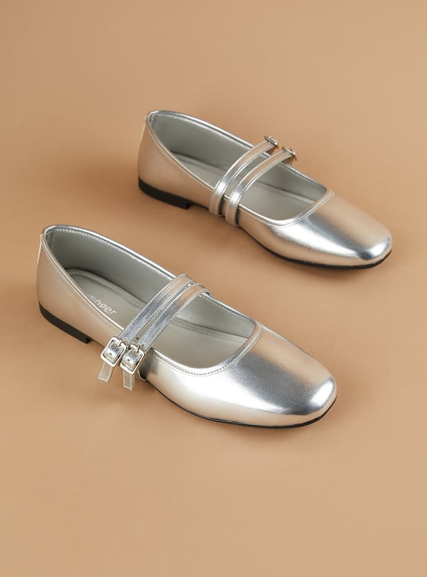 GINGER Solid Mary Janes