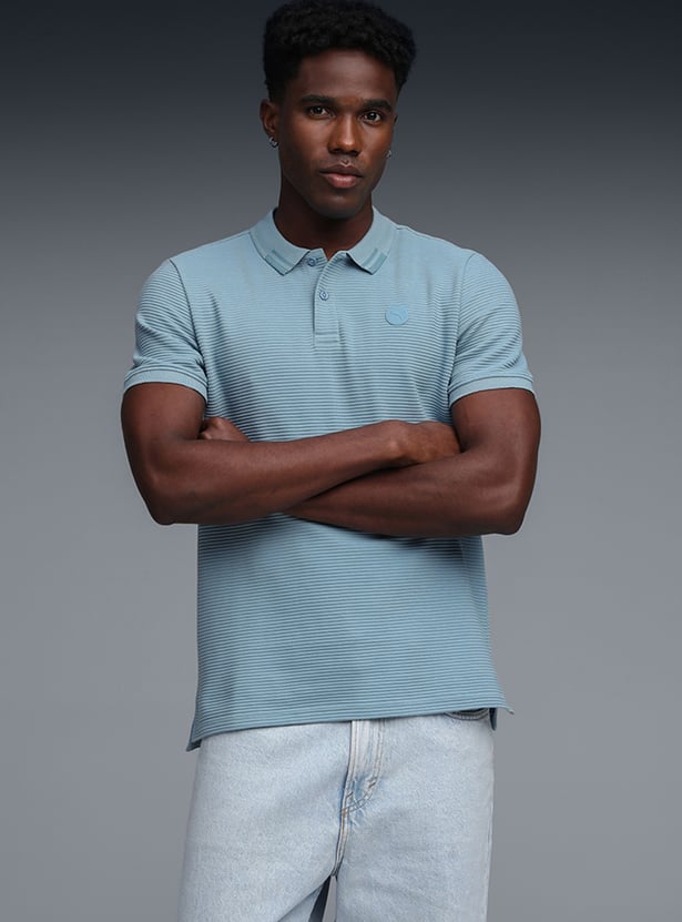 PUMA Striped Polo T-shirt