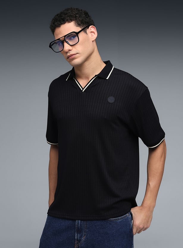 PUMA Textured Polo T-shirt