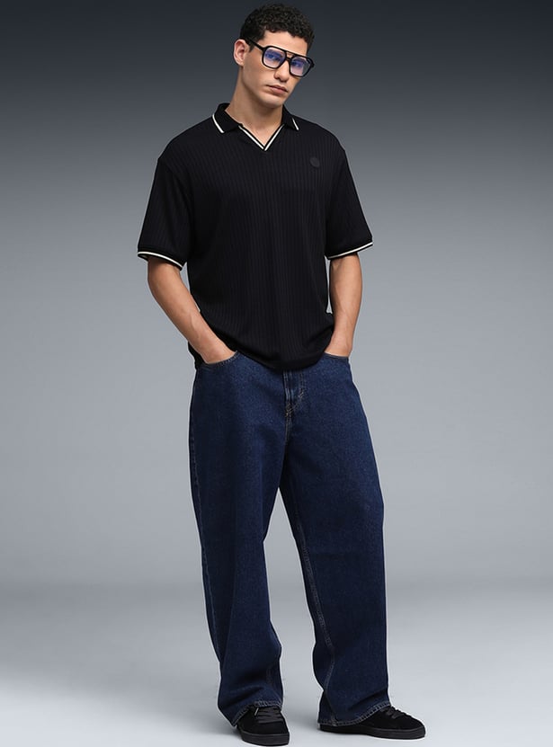PUMA Textured Polo T-shirt