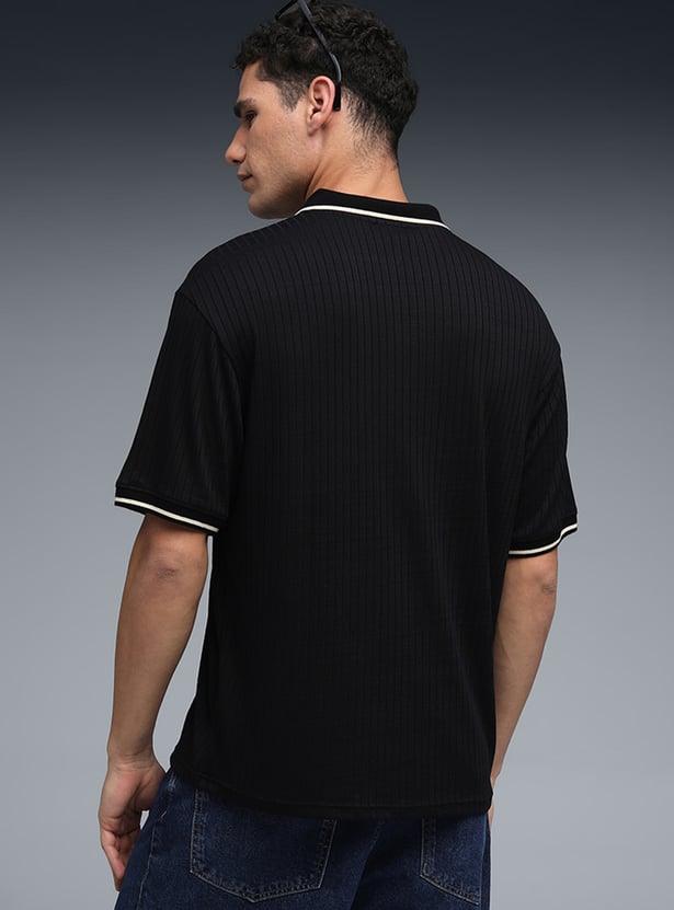 PUMA Textured Polo T-shirt