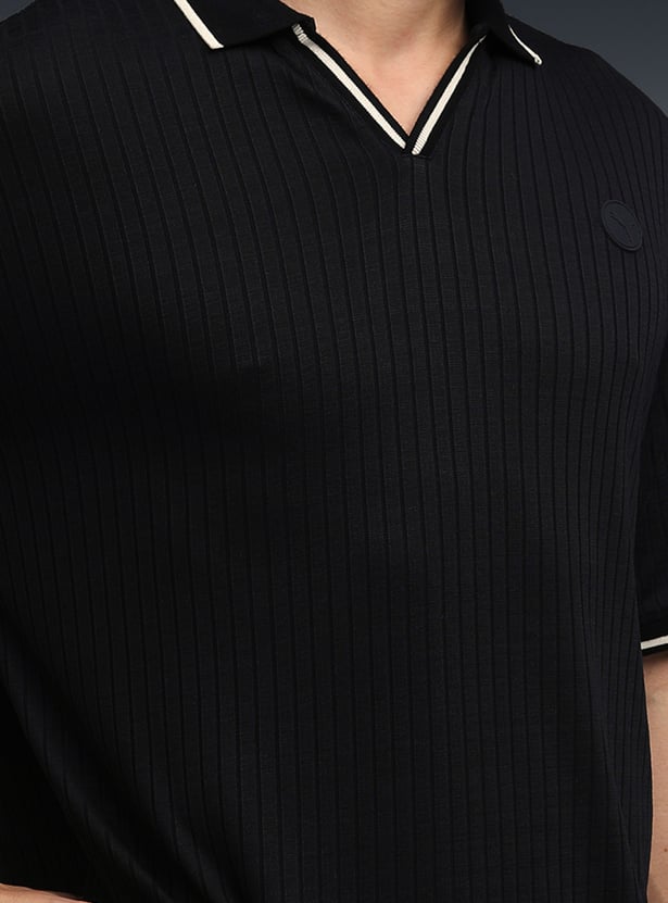 PUMA Textured Polo T-shirt
