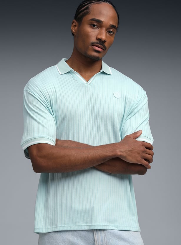 PUMA Ribbed Polo T-shirt