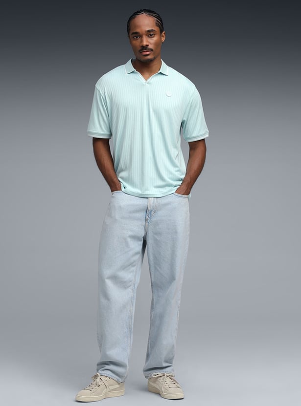 PUMA Ribbed Polo T-shirt