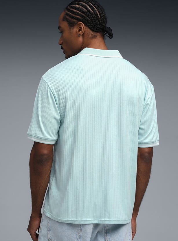 PUMA Ribbed Polo T-shirt