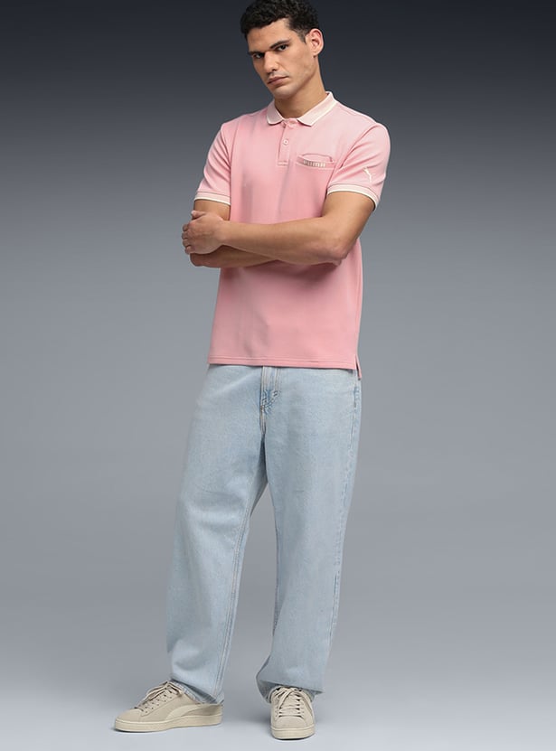PUMA Solid Polo T-shirt