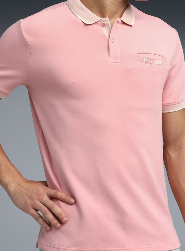 PUMA Solid Polo T-shirt