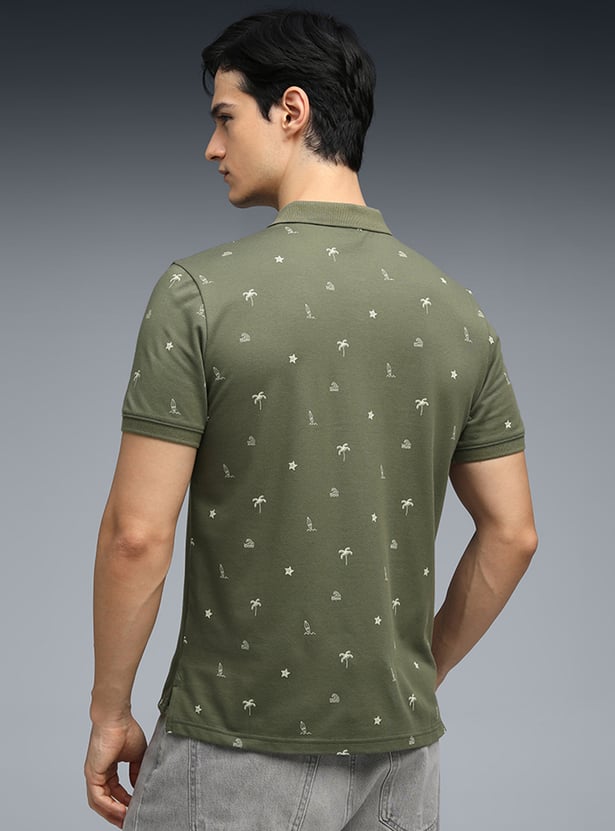 PUMA Printed Polo T-shirt