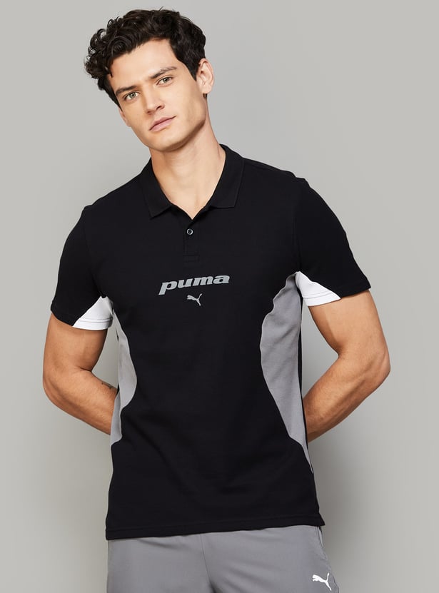 PUMA Colorblocked Polo T-shirt