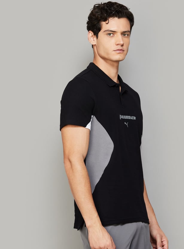 PUMA Colorblocked Polo T-shirt