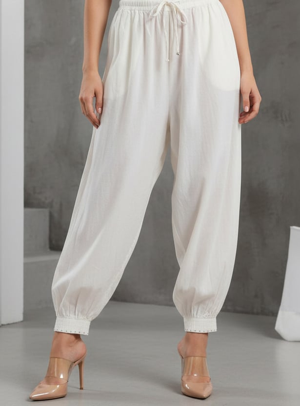 W Solid Salwar Pant
