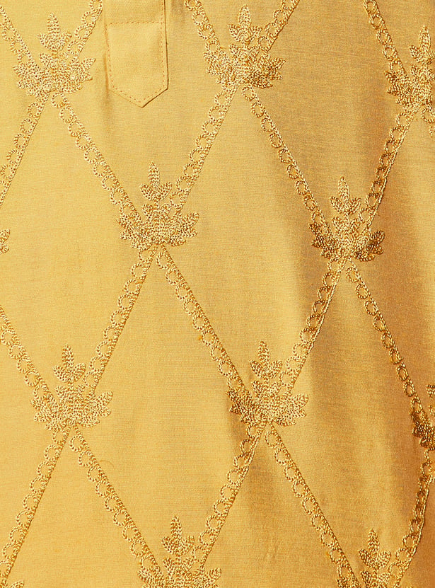 MELANGE Embroidered Straight Kurta