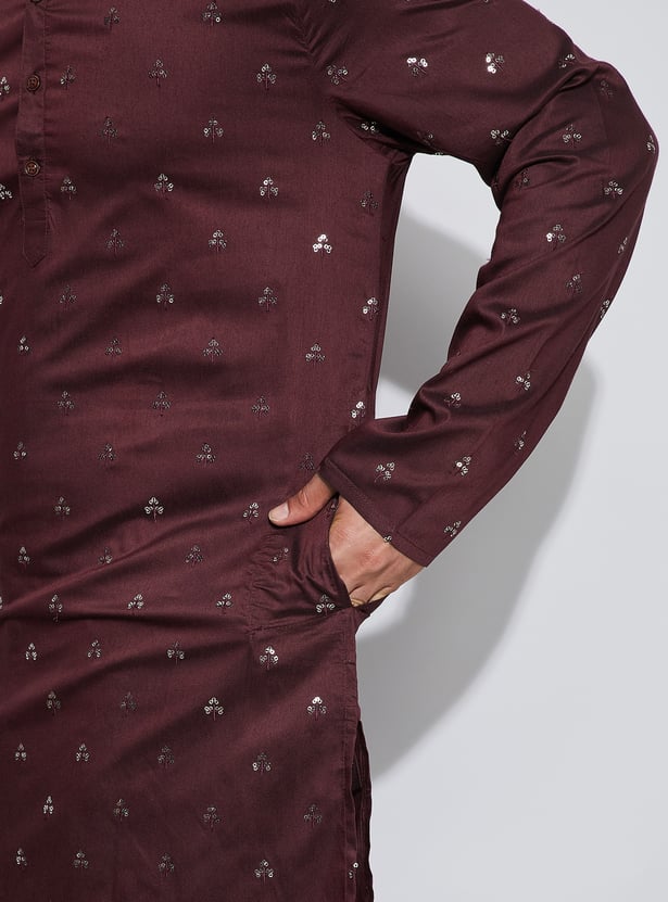 MELANGE Sequin Embellished Kurta