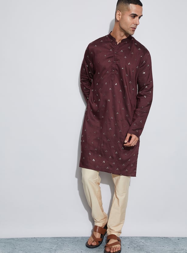 MELANGE Sequin Embellished Kurta