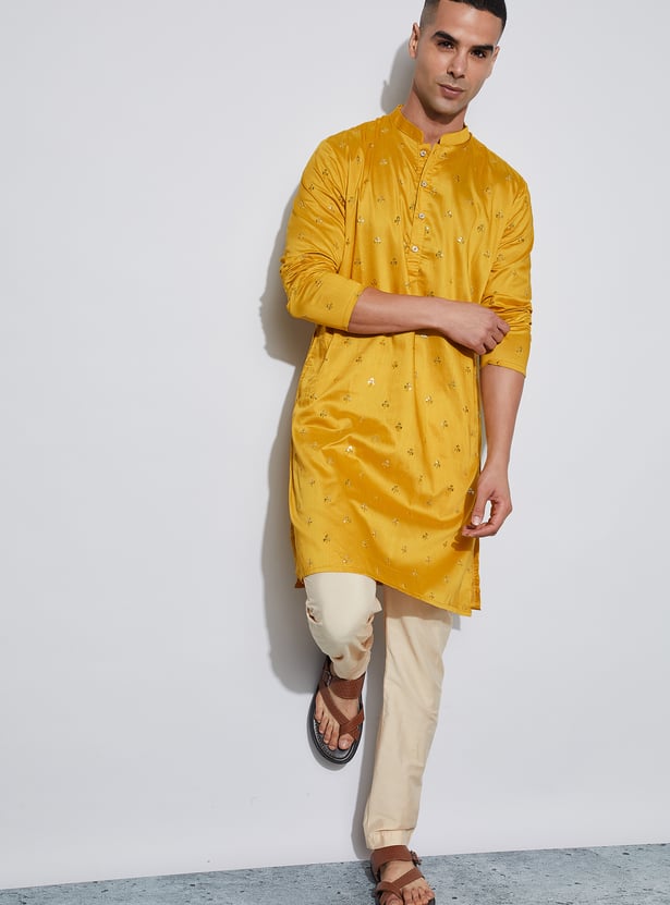 MELANGE Sequin Embellished Kurta