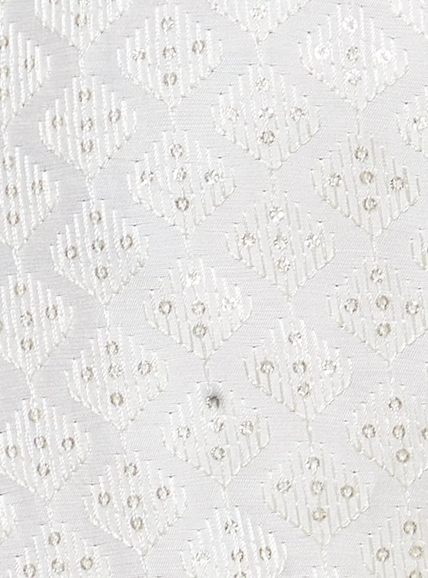 MELANGE Embroidered Straight Kurta