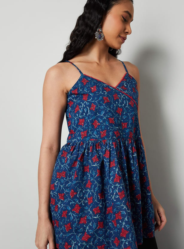 MELANGE Floral Print Kurti