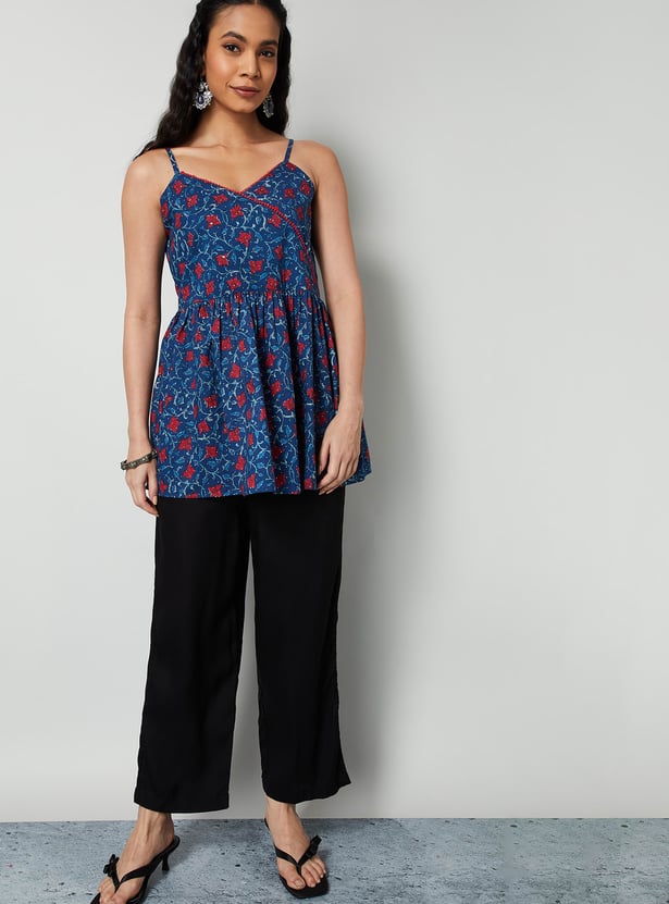 MELANGE Floral Print Kurti